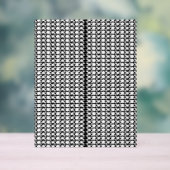 ein Schwarz-Weiß-Foto eines Musters Acrylschild (Neutral)