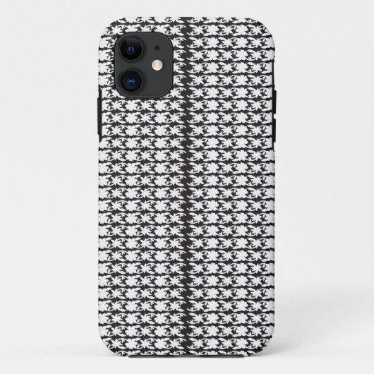 ein Schwarz-Weiß-Foto eines Musters Case-Mate iPhone Hülle (Rückseite)