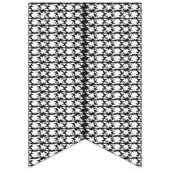 ein Schwarz-Weiß-Foto eines Musters Wimpelkette (Zweite Fahne)