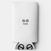 ein Schwarz-Weiß-Foto eines Uhrturms Selters Dosenkühler (Vorderseite)