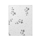 ein Schwarz-Weiß-Foto mit vielen Punkten Notizblock (Rotiert)