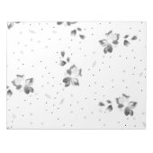 ein Schwarz-Weiß-Foto mit vielen Punkten Notizblock (Vorderseite)