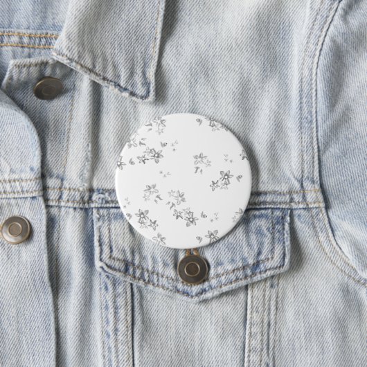ein Schwarz-Weiß-Foto von Schneeflocken Button (Beispiel)