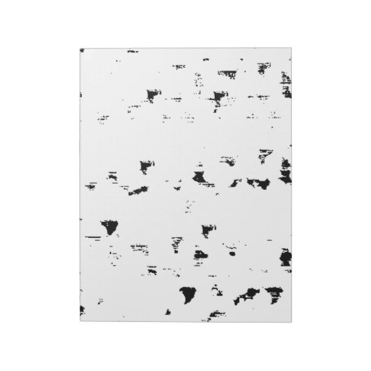 ein schwarz-weißes Foto Regen fällt Notizblock (Rotiert)