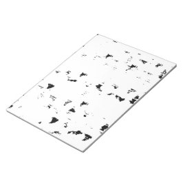 ein schwarz-weißes Foto Regen fällt Notizblock