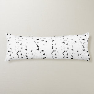 ein schwarz-weißes Foto Regen fällt Seitenschläferkissen