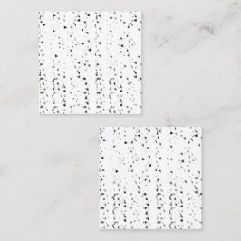 ein schwarz-weißes Foto Regen fällt Telefonnummerkarte