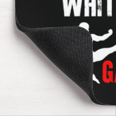 Ein schwarzer Gürtel ist ein weißer Gürtel, der Ka Mousepad (Ecke)