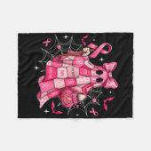 Ein schwarzer Gürtel ist ein weißer Gürtel, der Ta Fleecedecke (Vorderseite (Horizontal))