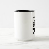 Ein schwarzer Gürtel ist ein weißes Gurt-Karate Tasse (Zentrum)