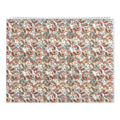 ein schwarzer Hintergrund mit einem roten, grünen  Kalender (Titelbild)