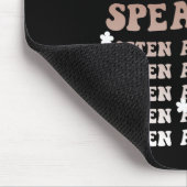 Ein Schwarzer hört zu und lernt ihn schwarz Mousepad (Ecke)