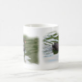 Ein schwarzer Schwan天 鹅 Kaffeetasse (Mittel)