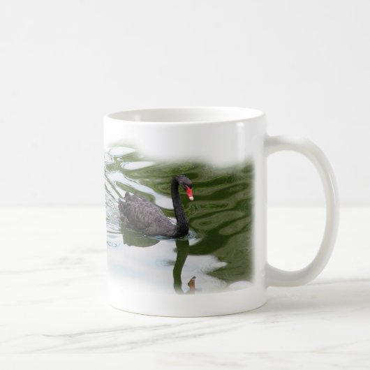Ein schwarzer Schwan天 鹅 Kaffeetasse (Rechts)