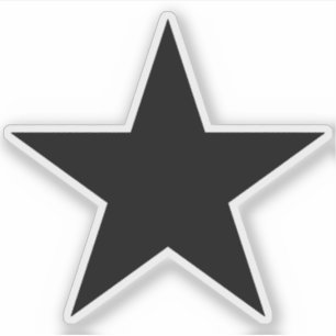 Ein schwarzer Stern der Anarchie Aufkleber