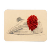 Ein Schwarzer Uhrenroter Hackle 2004 Magnet (Horizontal)