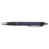Ein schwarzer und silberner Stift mit dekorativem  (Unterseite)