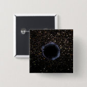 Ein schwarzes Loch in einem globalen Cluster Button (Vorne & Hinten)