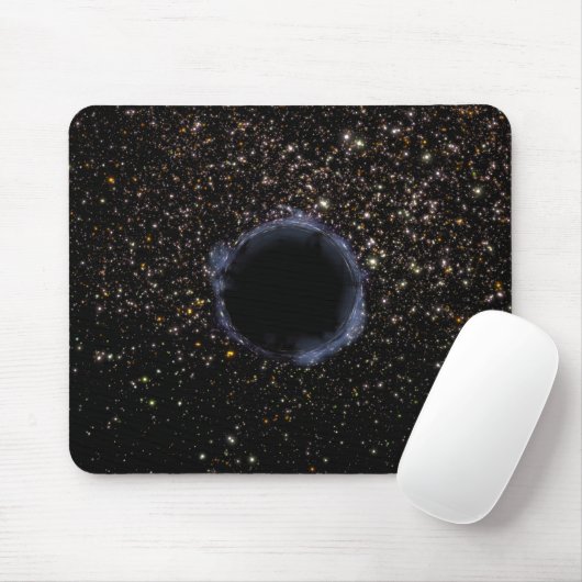 Ein schwarzes Loch in einem globalen Cluster Mousepad (Mit Mouse)