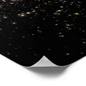 Ein schwarzes Loch in einem globalen Cluster Poster (Ecke)