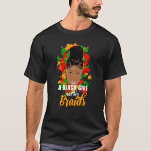 Ein schwarzes Mädchen und ihre Braids Meme Box Bra T-Shirt