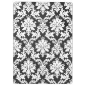 EIN SCHWARZES UND WEISSES DESIGN KLEMMBRETT (Rückseite)