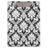 EIN SCHWARZES UND WEISSES DESIGN KLEMMBRETT (Vorderseite)