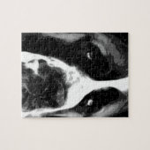 Ein Schwarzweiss-Bernhardiner Puzzle (Horizontal)