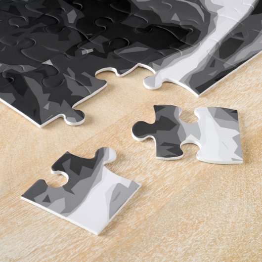 Ein Schwarzweiss-Bernhardiner Puzzle (Seite)