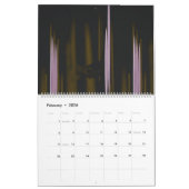 ein Schwarzweiß-Foto eines Gebäude Kalender (Feb 2026)