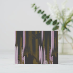 ein Schwarzweiß-Foto eines Gebäude Postkarte