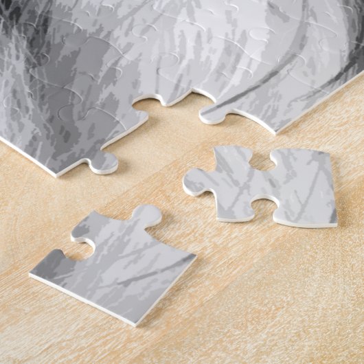 Ein Schwarzweiss-Zwergschnauzer Puzzle (Seite)