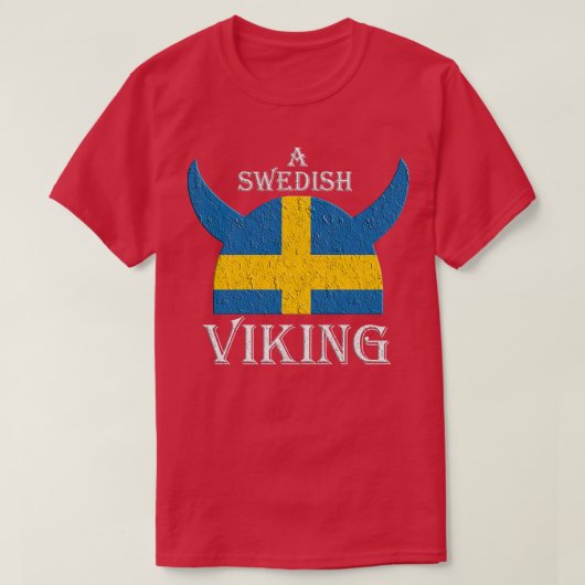 Ein schwedisches Viking T-Shirt (Design vorne)