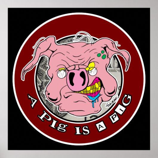 Ein Schwein ist ein Schwein! Poster (Vorne)