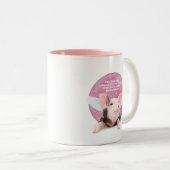 Ein Schweine glaubt Zweifarbige Tasse (VorderseiteRechts)