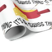 Ein Schweizer Ding Geschenkpapier (Rolleneckpunkt)