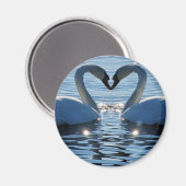 Ein Schweizer Herzkuss, Spiegelungen der Liebe Magnet (Vorderseite/Rückseite)