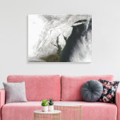 Ein schwerer Wintersturm 2 Leinwanddruck (Insitu (Wohnzimmer))