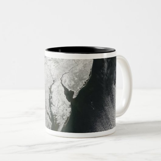 Ein schwerer Wintersturm 2 Zweifarbige Tasse (VorderseiteRechts)