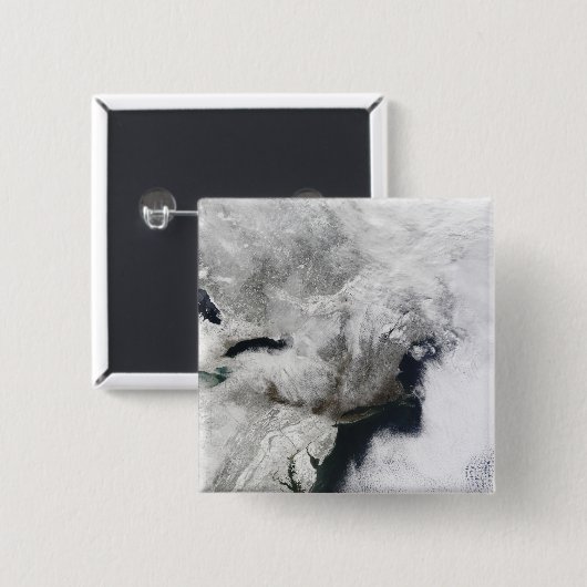 Ein schwerer Wintersturm Button (Vorne & Hinten)