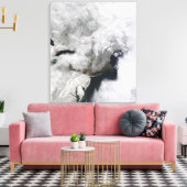 Ein schwerer Wintersturm Leinwanddruck (Insitu (Wohnzimmer))