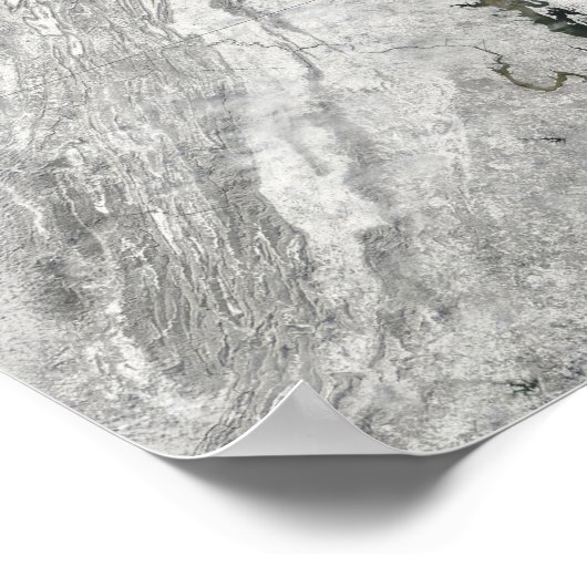 Ein schwerer Wintersturm Poster (Ecke)