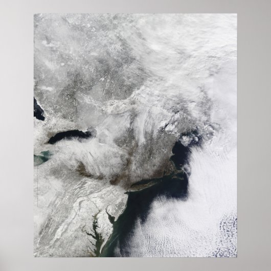 Ein schwerer Wintersturm Poster (Vorne)