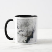 Ein schwerer Wintersturm Tasse (Links)