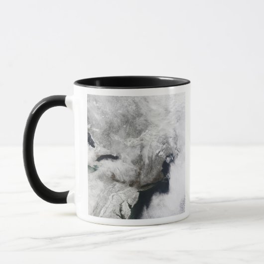 Ein schwerer Wintersturm Tasse (Links)