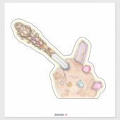 Ein Schwert im Stein Aufkleber (Blatt)