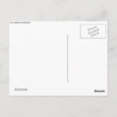 Ein schwimmender und fressender Muskrat. Postkarte (Rückseite)