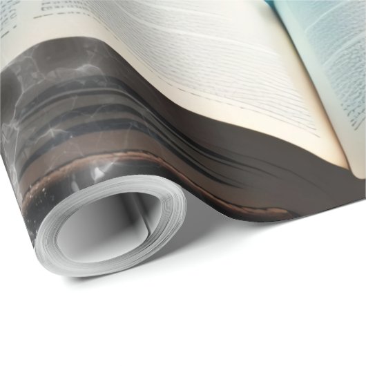 Ein schwimmendes Dampfbad Orca in der Welle. Geschenkpapier (Rolleneckpunkt)