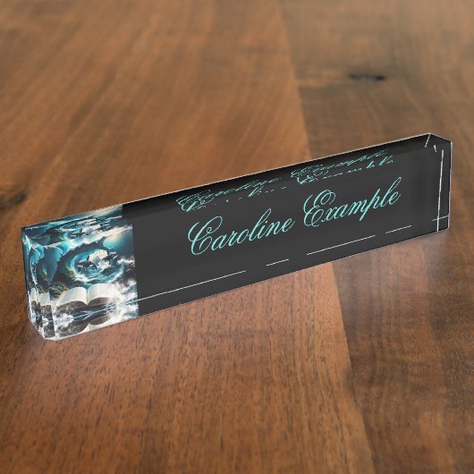 Ein schwimmendes Dampfbad Orca in der Welle. Namensplakette (Seite)