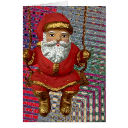 Ein schwindender Weihnachtsmann froh über Weihnach (Vorne)